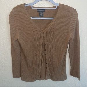 Banana Republic Brown Vintage 2002 Tank top and Sweater Set Size Small